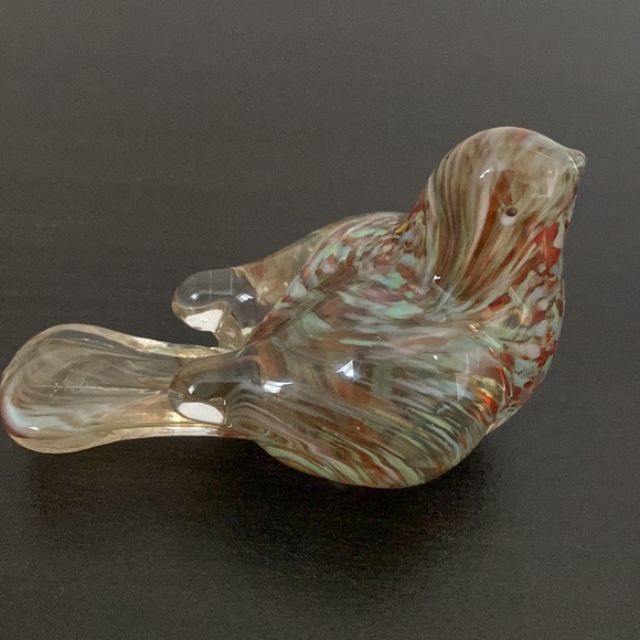 Vintage ISCO Japan Glass Bird Figurine Paperweight - Picture 4 of 10
